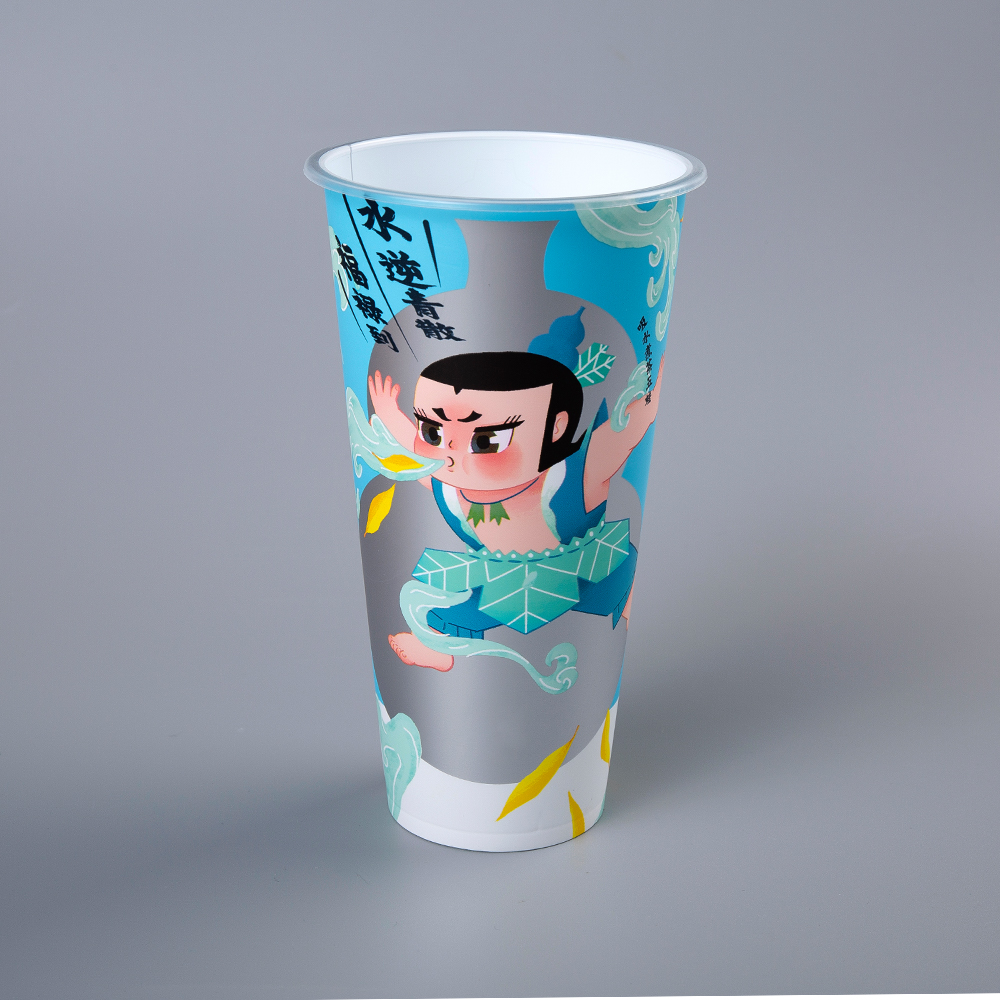 Plastic Film Type Drink Cup Milk Tea Cup